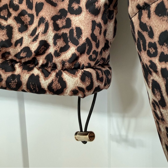 Me Jane Leopard Print Puffer Jacket Women’s Small Excellent - Picture 5 of 11